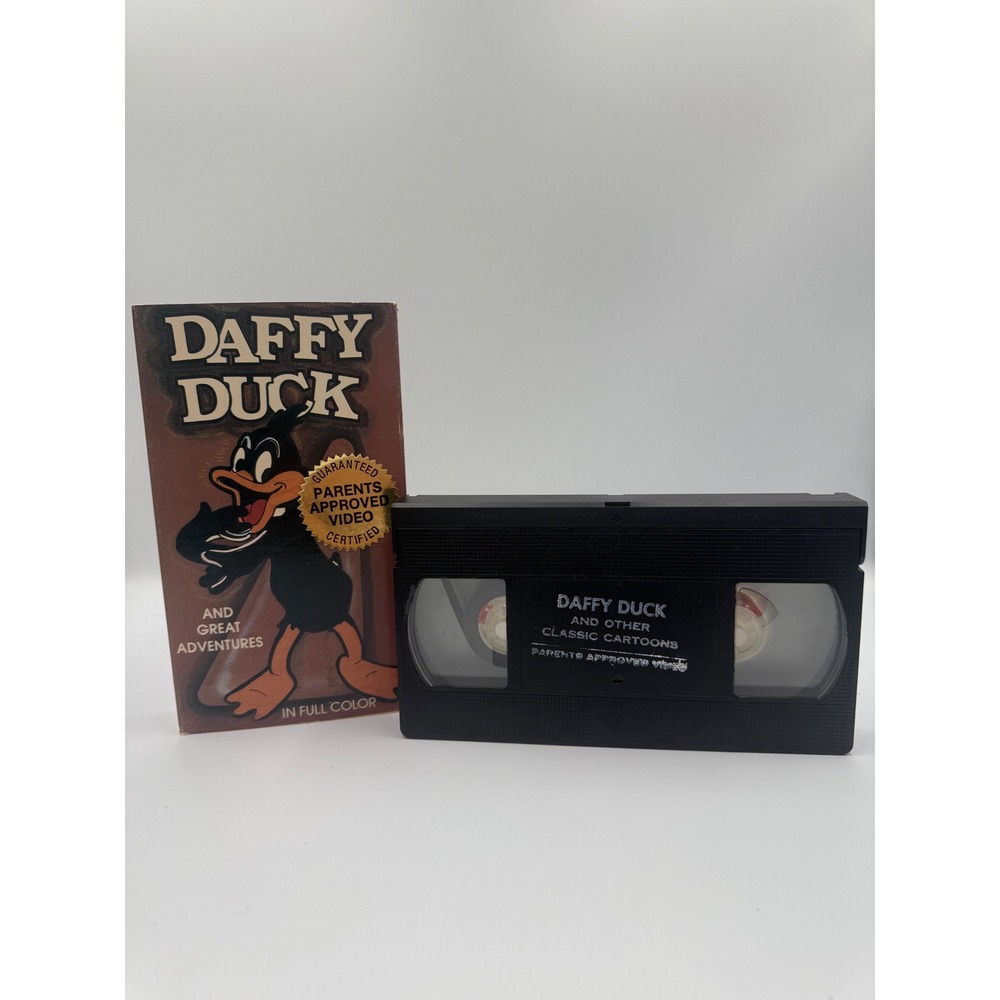 Daffy Duck and Great Adventures VHS 1986 Classic Cartoons Looney Tunes PA-1003